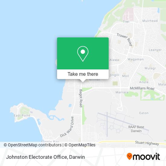 Johnston Electorate Office map