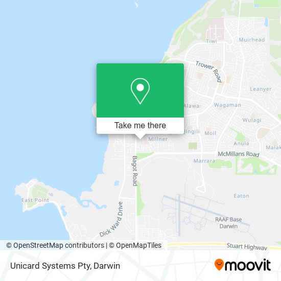 Unicard Systems Pty map