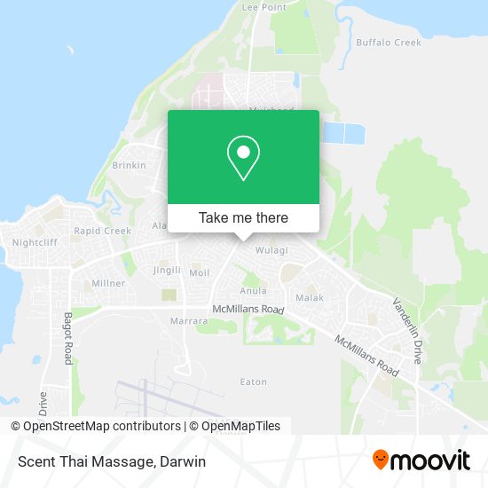 Scent Thai Massage map