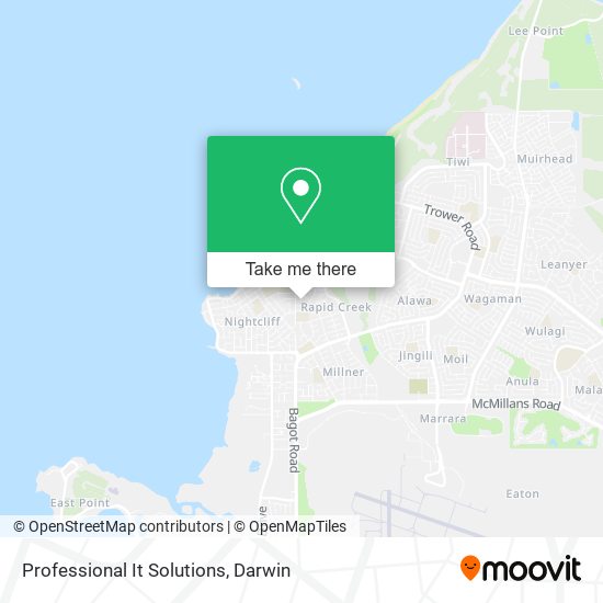 Professional It Solutions map