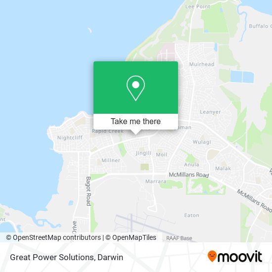 Great Power Solutions map