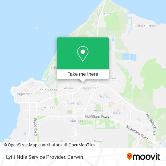 Lyfit Ndis Service Provider map