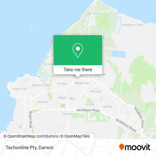 Techonline Pty map