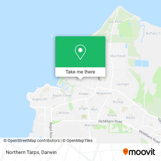 Northern Tarps map