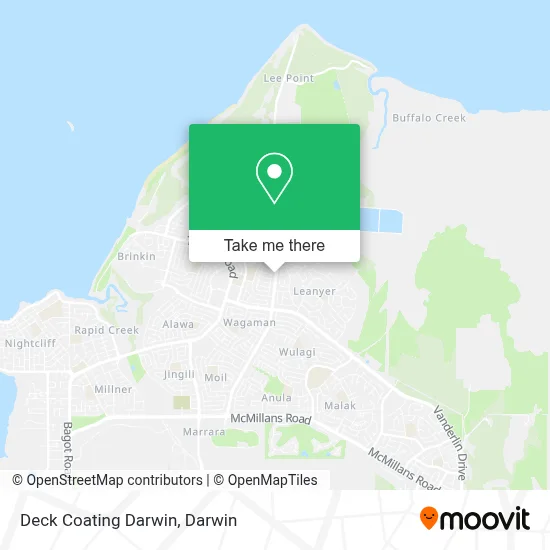 Mapa Deck Coating Darwin