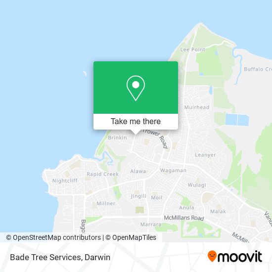 Bade Tree Services map