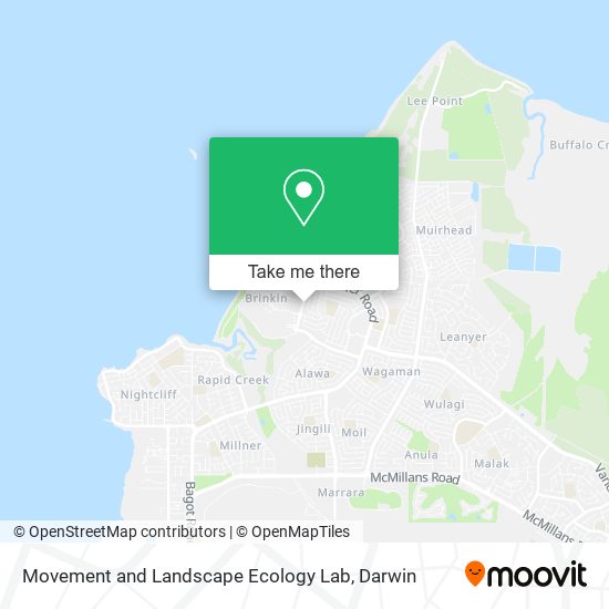 Movement and Landscape Ecology Lab map