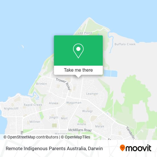 Remote Indigenous Parents Australia map
