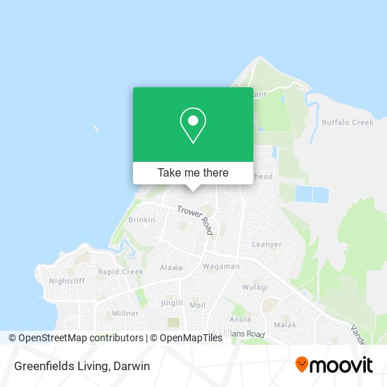 Greenfields Living map