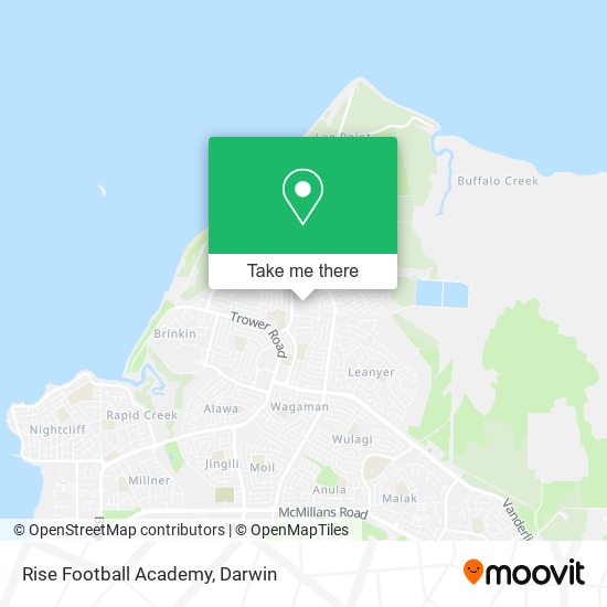 Rise Football Academy map