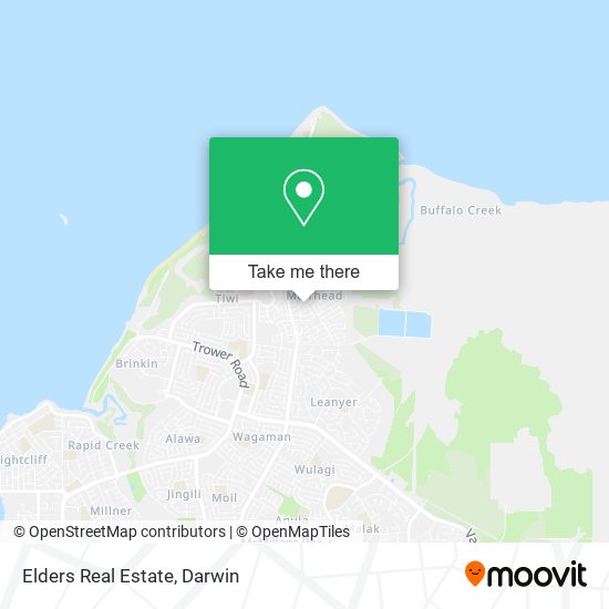 Elders Real Estate map