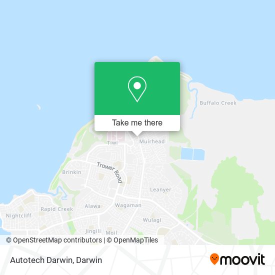 Autotech Darwin map