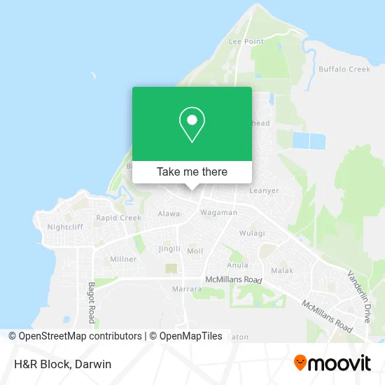 Mapa H&R Block