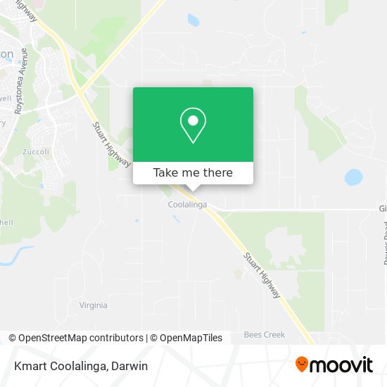 Kmart Coolalinga map