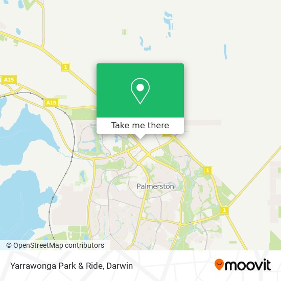 Mapa Yarrawonga Park & Ride