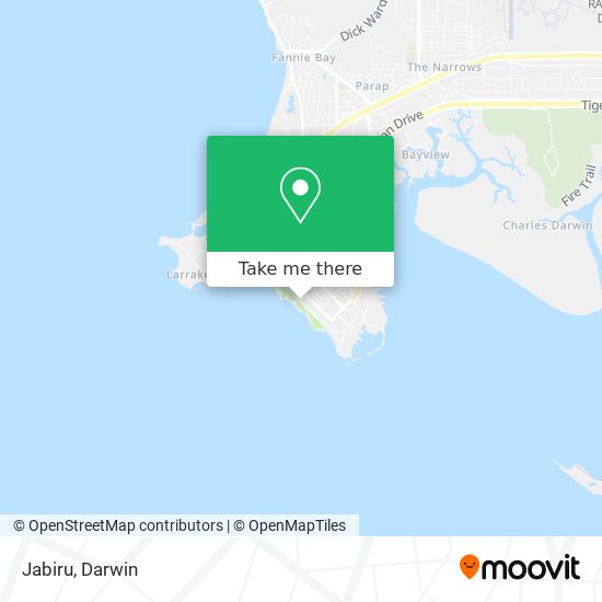 Jabiru map