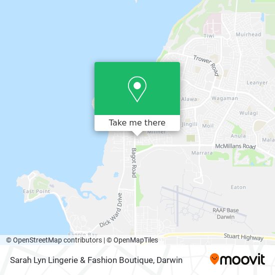 Mapa Sarah Lyn Lingerie & Fashion Boutique