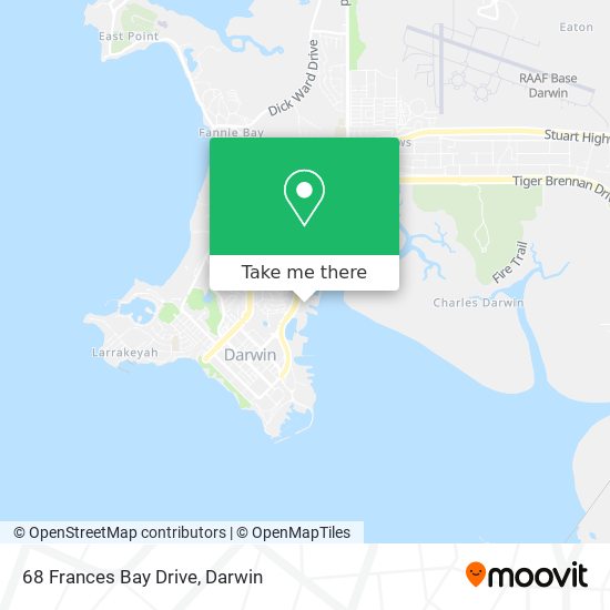 68 Frances Bay Drive map