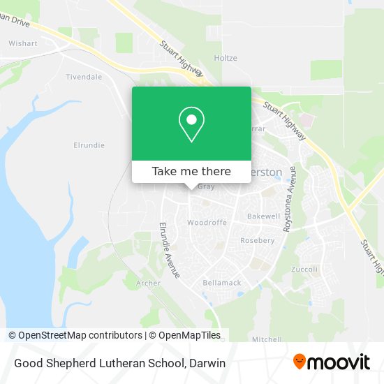 Good Shepherd Lutheran School map