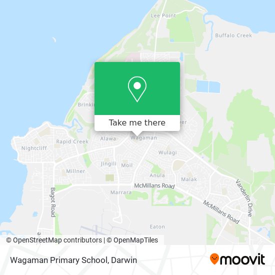 Wagaman Primary School map