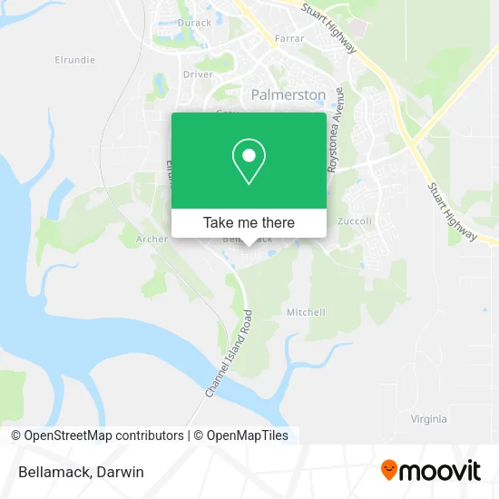 Bellamack map