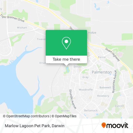 Marlow Lagoon Pet Park map