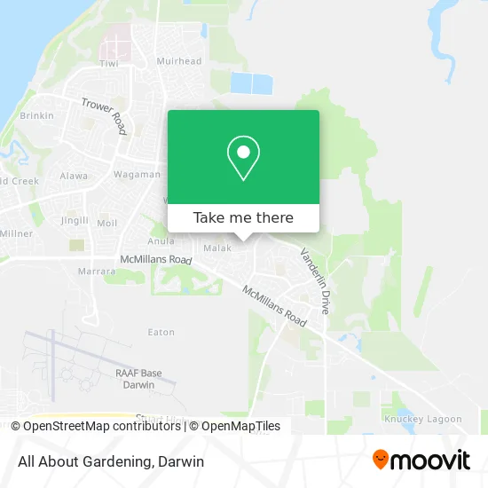All About Gardening map