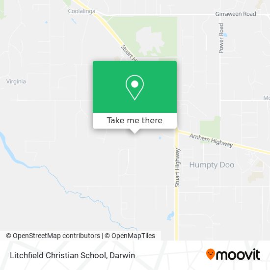 Mapa Litchfield Christian School