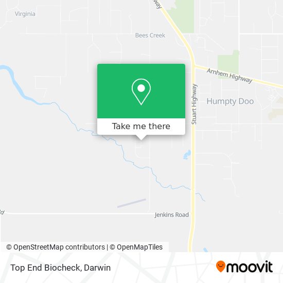 Top End Biocheck map