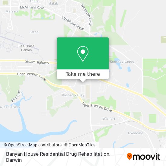 Banyan House Residential Drug Rehabilitation map