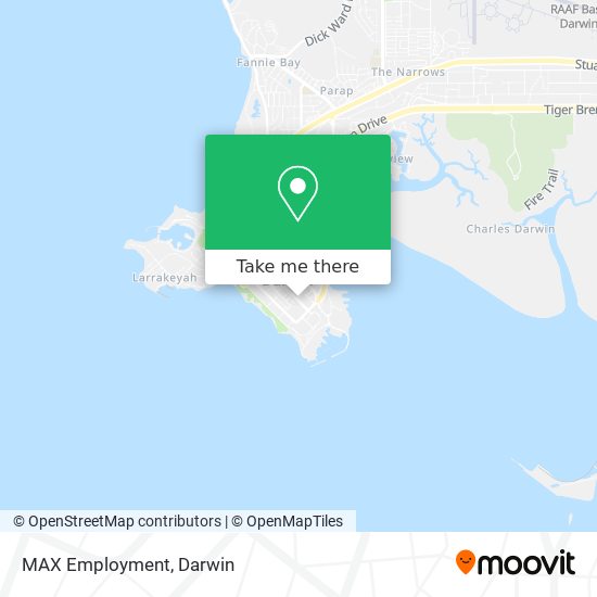 MAX Employment map