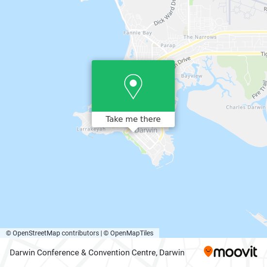 Darwin Conference & Convention Centre map