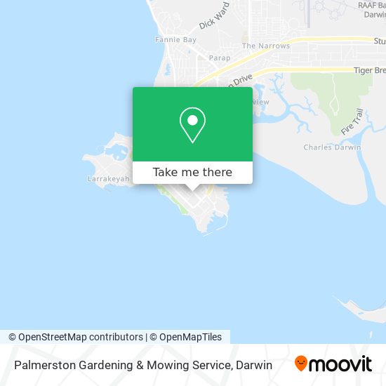 Palmerston Gardening & Mowing Service map