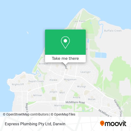 Express Plumbing Pty Ltd map