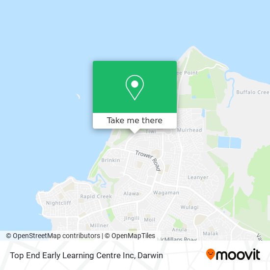 Mapa Top End Early Learning Centre Inc