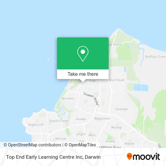 Top End Early Learning Centre Inc map