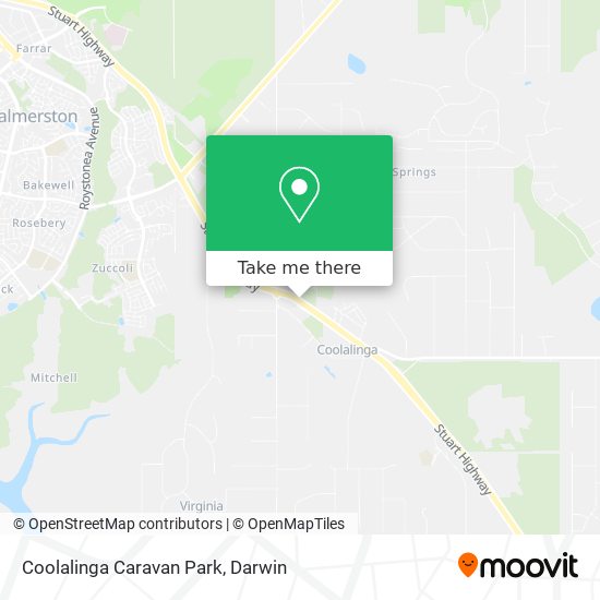 Coolalinga Caravan Park map