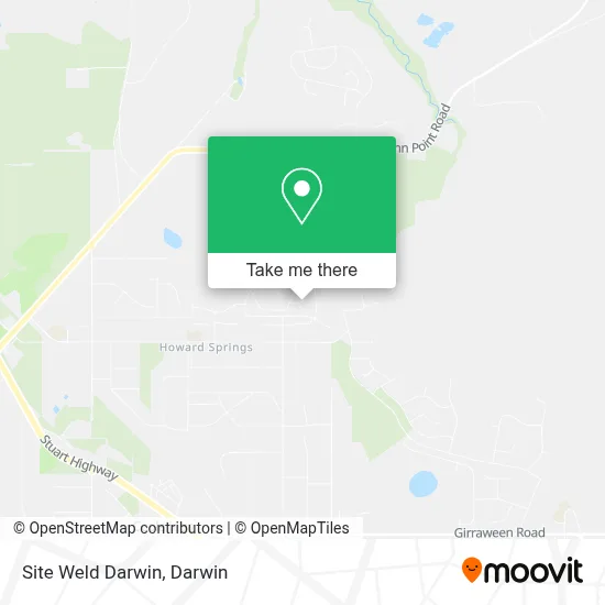 Mapa Site Weld Darwin