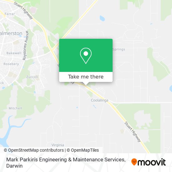 Mapa Mark Parkin's Engineering & Maintenance Services