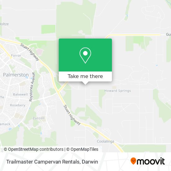 Trailmaster Campervan Rentals map