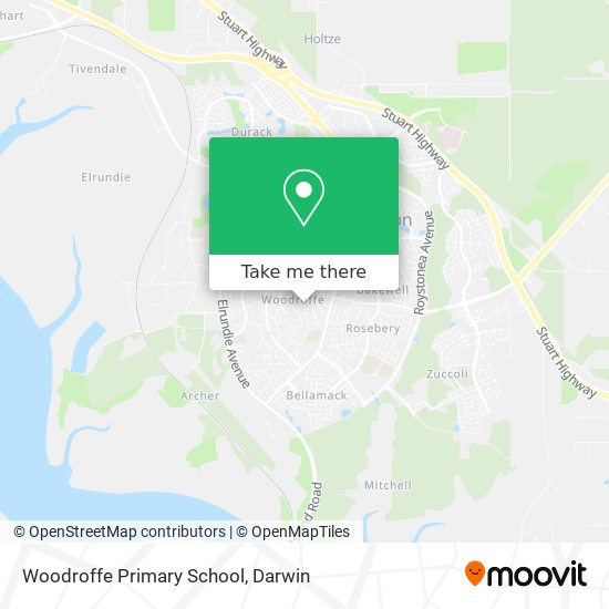 Mapa Woodroffe Primary School