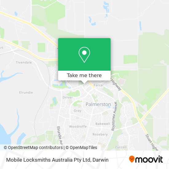 Mobile Locksmiths Australia Pty Ltd map