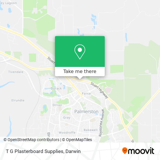 T G Plasterboard Supplies map