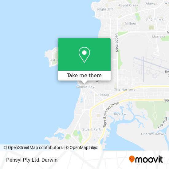 Pensyl Pty Ltd map