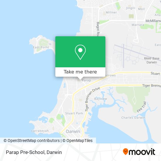 Parap Pre-School map