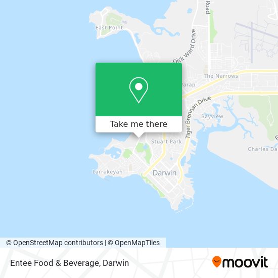 Entee Food & Beverage map