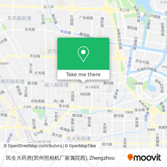 民生大药房(郑州照相机厂家属院西) map
