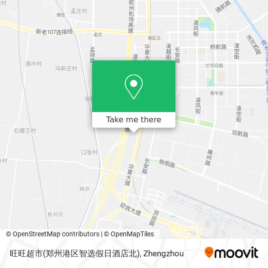 旺旺超市(郑州港区智选假日酒店北) map