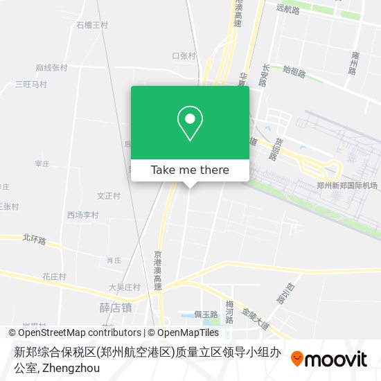 新郑综合保税区(郑州航空港区)质量立区领导小组办公室 map