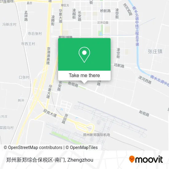 郑州新郑综合保税区-南门 map